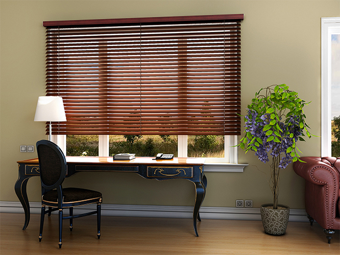 wooden blinds solution